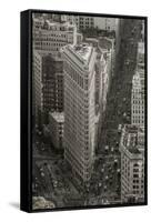 Usa, New York, Manhattan, Midtown, the Flatiron Building-Alan Copson-Framed Stretched Canvas