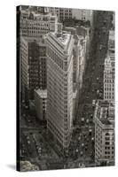 Usa, New York, Manhattan, Midtown, the Flatiron Building-Alan Copson-Stretched Canvas