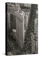 Usa, New York, Manhattan, Midtown, the Flatiron Building-Alan Copson-Stretched Canvas