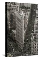 Usa, New York, Manhattan, Midtown, the Flatiron Building-Alan Copson-Stretched Canvas