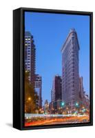 Usa, New York, Manhattan, Midtown, the Flatiron Building-Alan Copson-Framed Stretched Canvas