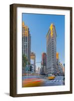 Usa, New York, Manhattan, Midtown, the Flatiron Building-Alan Copson-Framed Photographic Print