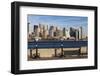 USA, New York, Manhattan Skyline from Jersey City, Late Afternoon-Walter Bibikow-Framed Photographic Print