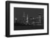 USA, New York, Manhattan, Skyline with Statue of Liberty-Christian Heeb-Framed Photographic Print