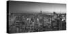 Usa, New York, Manhattan, Top of the Rock Observatory, Midtown Manhattan and Empire State Building-Michele Falzone-Stretched Canvas