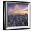 Usa, New York, Manhattan, Top of the Rock Observatory, Midtown Manhattan and Empire State Building-Michele Falzone-Framed Premium Photographic Print