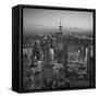 Usa, New York, Manhattan, Top of the Rock Observatory, Midtown Manhattan and Empire State Building-Michele Falzone-Framed Stretched Canvas