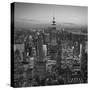 Usa, New York, Manhattan, Top of the Rock Observatory, Midtown Manhattan and Empire State Building-Michele Falzone-Stretched Canvas