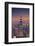 Usa, New York, Manhattan, Top of the Rock Observatory, Midtown Manhattan and Empire State Building-Michele Falzone-Framed Photographic Print