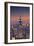 Usa, New York, Manhattan, Top of the Rock Observatory, Midtown Manhattan and Empire State Building-Michele Falzone-Framed Photographic Print