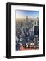 Usa, New York, Manhattan, Top of the Rock Observatory, Midtown Manhattan and Empire State Building-Michele Falzone-Framed Photographic Print