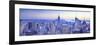 Usa, New York, Manhattan, Top of the Rock Observatory, Midtown Manhattan and Empire State Building-Michele Falzone-Framed Photographic Print