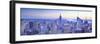 Usa, New York, Manhattan, Top of the Rock Observatory, Midtown Manhattan and Empire State Building-Michele Falzone-Framed Photographic Print