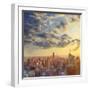 Usa, New York, Manhattan, Top of the Rock Observatory, Midtown Manhattan and Empire State Building-Michele Falzone-Framed Photographic Print