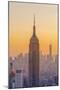 Usa, New York, Midtown and Lower Manhattan, Empire State Building and Freedom Tower-Alan Copson-Mounted Premium Photographic Print