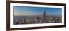 Usa, New York, Midtown and Lower Manhattan, Empire State Building and Freedom Tower-Alan Copson-Framed Photographic Print