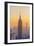 Usa, New York, Midtown and Lower Manhattan, Empire State Building and Freedom Tower-Alan Copson-Framed Photographic Print