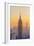 Usa, New York, Midtown and Lower Manhattan, Empire State Building and Freedom Tower-Alan Copson-Framed Photographic Print