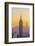 Usa, New York, Midtown and Lower Manhattan, Empire State Building and Freedom Tower-Alan Copson-Framed Photographic Print