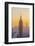 Usa, New York, Midtown and Lower Manhattan, Empire State Building and Freedom Tower-Alan Copson-Framed Photographic Print