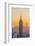 Usa, New York, Midtown and Lower Manhattan, Empire State Building and Freedom Tower-Alan Copson-Framed Photographic Print