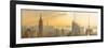 Usa, New York, Midtown and Lower Manhattan, Empire State Building and Freedom Tower-Alan Copson-Framed Photographic Print