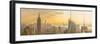 Usa, New York, Midtown and Lower Manhattan, Empire State Building and Freedom Tower-Alan Copson-Framed Photographic Print