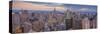 Usa, New York, Midtown and Lower Manhattan, Empire State Building-Alan Copson-Stretched Canvas