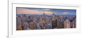 Usa, New York, Midtown and Lower Manhattan, Empire State Building-Alan Copson-Framed Photographic Print