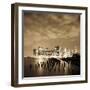 USA, New York, Morning View of the Skyscrapers of Downtown Manhattan from the Brooklyn Heights Neig-Gavin Hellier-Framed Photographic Print