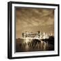 USA, New York, Morning View of the Skyscrapers of Downtown Manhattan from the Brooklyn Heights Neig-Gavin Hellier-Framed Photographic Print