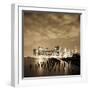 USA, New York, Morning View of the Skyscrapers of Downtown Manhattan from the Brooklyn Heights Neig-Gavin Hellier-Framed Photographic Print