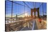 Usa, New York, New York City, Brooklyn Bridge-Michele Falzone-Stretched Canvas