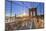 Usa, New York, New York City, Brooklyn Bridge-Michele Falzone-Mounted Photographic Print