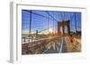 Usa, New York, New York City, Brooklyn Bridge-Michele Falzone-Framed Photographic Print