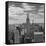 USA, New York, New York City, Elevated View of Midtown Manhattan from the 30 Rock Viewning Platform-Walter Bibikow-Framed Stretched Canvas