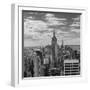 USA, New York, New York City, Elevated View of Midtown Manhattan from the 30 Rock Viewning Platform-Walter Bibikow-Framed Photographic Print