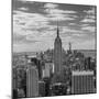 USA, New York, New York City, Elevated View of Midtown Manhattan from the 30 Rock Viewning Platform-Walter Bibikow-Mounted Photographic Print