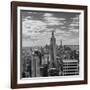 USA, New York, New York City, Elevated View of Midtown Manhattan from the 30 Rock Viewning Platform-Walter Bibikow-Framed Photographic Print