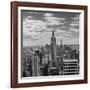 USA, New York, New York City, Elevated View of Midtown Manhattan from the 30 Rock Viewning Platform-Walter Bibikow-Framed Photographic Print