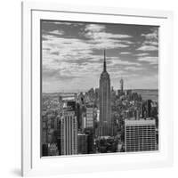 USA, New York, New York City, Elevated View of Midtown Manhattan from the 30 Rock Viewning Platform-Walter Bibikow-Framed Photographic Print