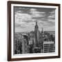 USA, New York, New York City, Elevated View of Midtown Manhattan from the 30 Rock Viewning Platform-Walter Bibikow-Framed Photographic Print