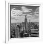 USA, New York, New York City, Elevated View of Midtown Manhattan from the 30 Rock Viewning Platform-Walter Bibikow-Framed Photographic Print