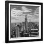 USA, New York, New York City, Elevated View of Midtown Manhattan from the 30 Rock Viewning Platform-Walter Bibikow-Framed Photographic Print