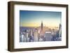 Usa, New York, New York City, Empire State Building and Midtown Manhattan Skyline-Michele Falzone-Framed Photographic Print