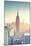Usa, New York, New York City, Empire State Building and Midtown Manhattan Skyline-Michele Falzone-Mounted Photographic Print