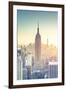 Usa, New York, New York City, Empire State Building and Midtown Manhattan Skyline-Michele Falzone-Framed Photographic Print