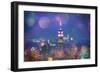 Usa, New York, New York City, Empire State Building and Midtown Manhattan Skyline-Michele Falzone-Framed Photographic Print