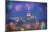 Usa, New York, New York City, Empire State Building and Midtown Manhattan Skyline-Michele Falzone-Mounted Photographic Print