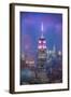 Usa, New York, New York City, Empire State Building and Midtown Manhattan Skyline-Michele Falzone-Framed Photographic Print